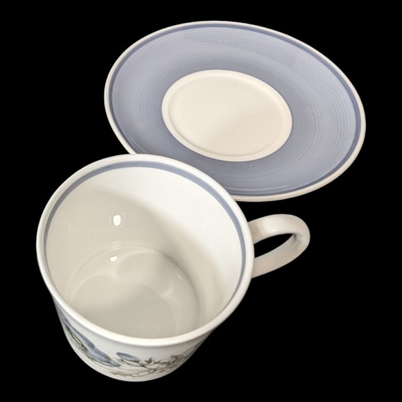 Vintage Susie Cooper Design Bone China GLEN MIST Demitasse Cup & Saucer  C1035 - Picture 4 of 9